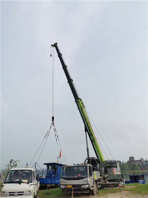 包头市桥梁建设吊装案例